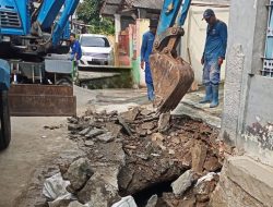 Perbaikan Turap di Cilandak Barat Rampung